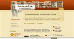 Desktop Screenshot of kosmocall.de